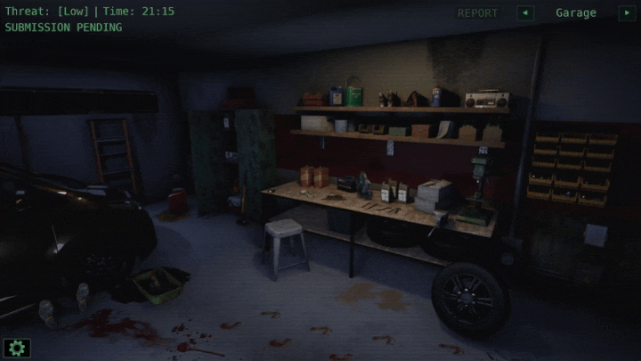 Animated clip of a missed anomaly